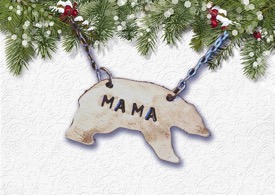 Mama bear necklace